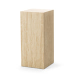 Travio 65cm High Plinth - Cream Travertine Eastern-Local