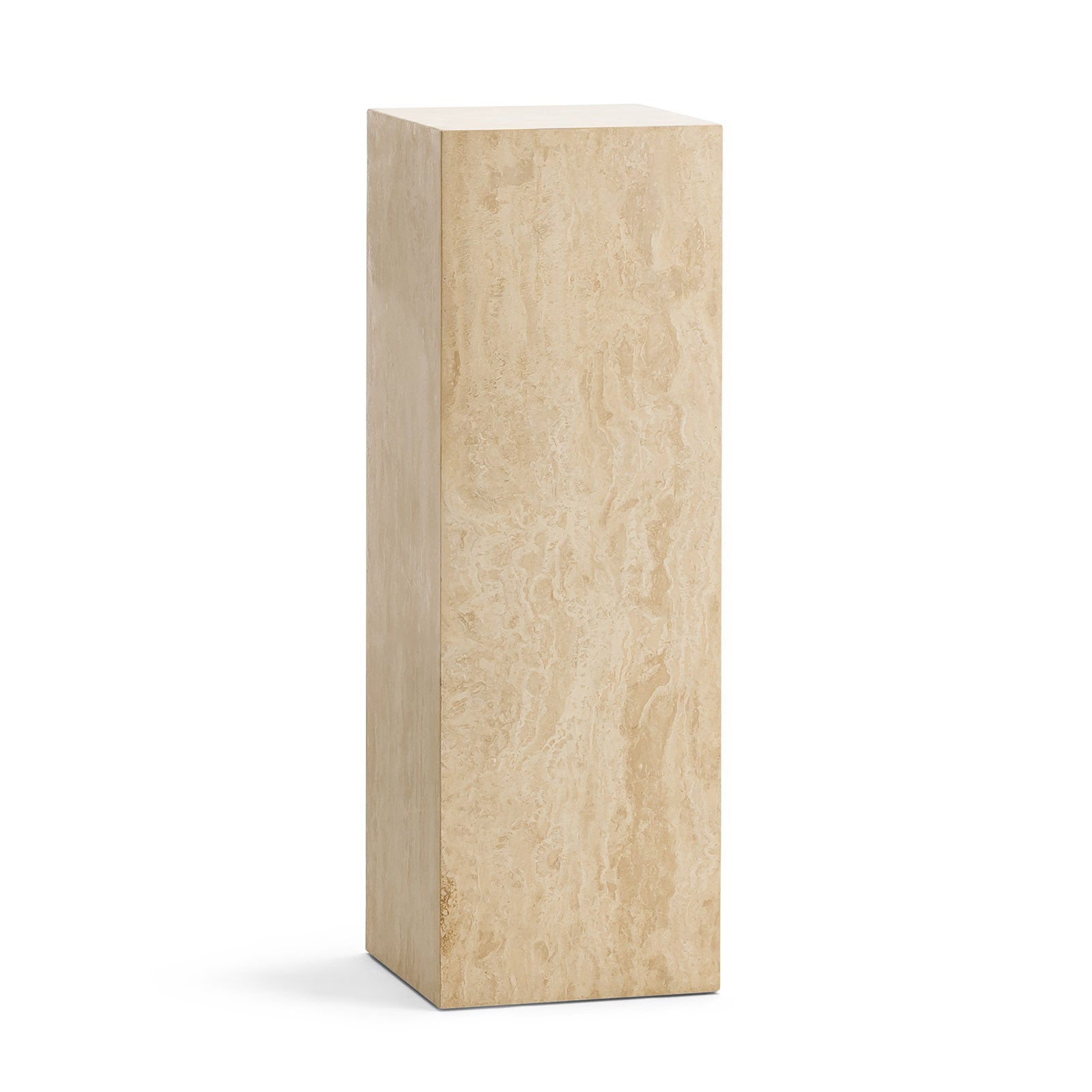 Travio Plinth - Cream Travertine Eastern-Local Large