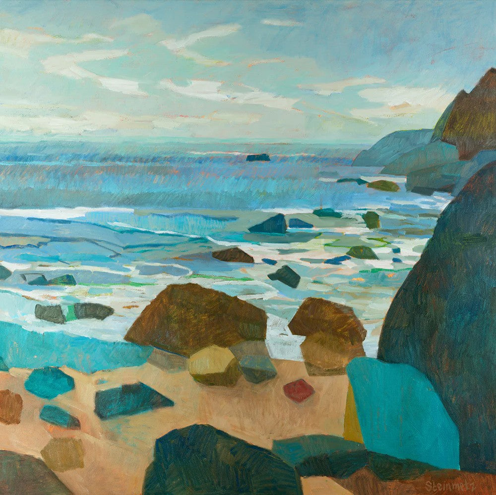 Pack A Lunch Big, By Liana Steinmetz Wall Art Gioia-Local 50x50cm Framed Canvas Gold