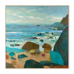 Pack A Lunch Big, By Liana Steinmetz Wall Art Gioia-Local 50x50cm Framed Canvas Oak