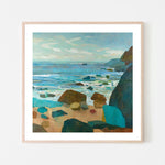 Pack A Lunch Big, By Liana Steinmetz Wall Art Gioia-Local 50x50cm Framed Poster Black