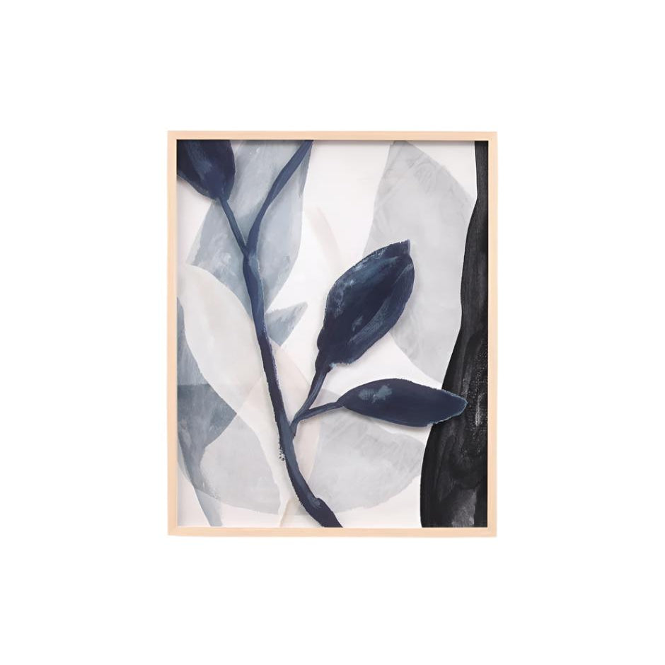 Painterly Leaves II Wall Art Print Wall Art Warran-Local   
