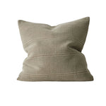 Palma 50cm Soft Inlay Stripe Feature Cushion Cushion Weave-Local Palma Stone Polyester