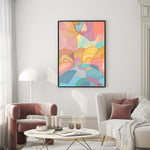 Pastel Patchwork, By Belinda Stone Wall Art Gioia-Local