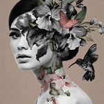 Pétala, By Ana Paula Hoppe Wall Art Gioia-Local 40x60cm Framed Canvas Gold