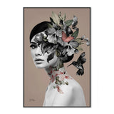 Pétala, By Ana Paula Hoppe Wall Art Gioia-Local 40x60cm Framed Canvas Black