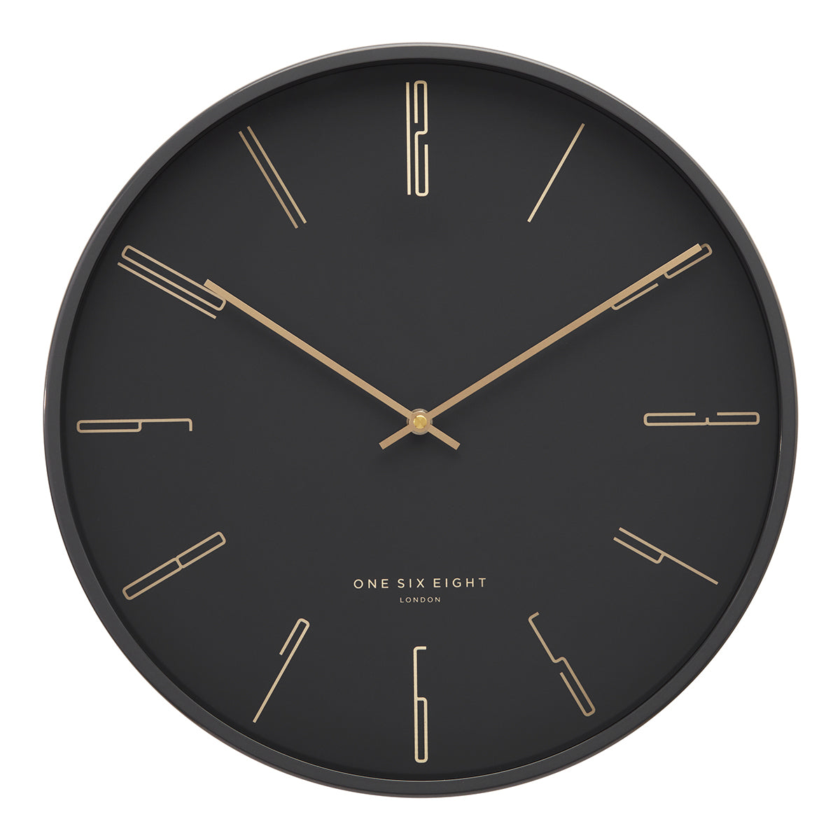 Platt 30cm Wall Clock - Charcoal Grey Clock Onesix-Local