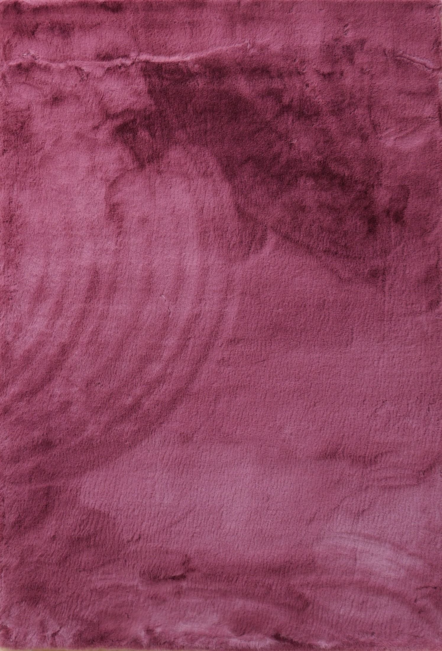 Quiana 70cm x 140cm Super Soft Micro Fibre Rug - Ruby Rug Mos-Local   