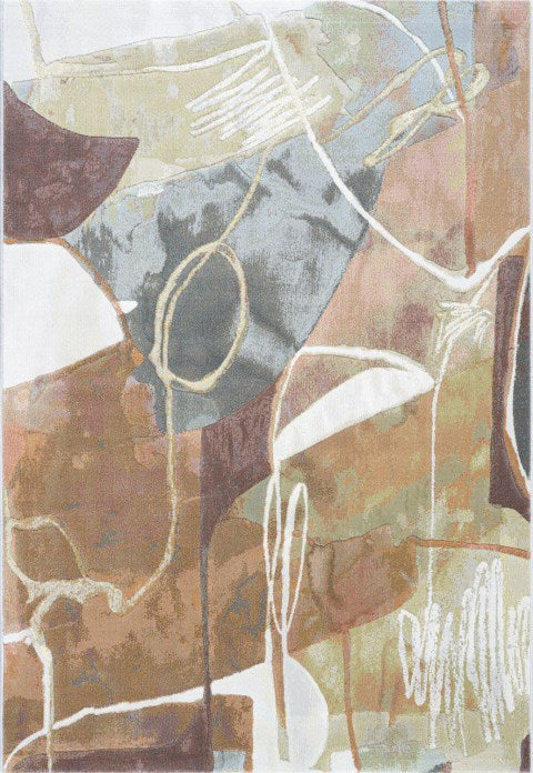 Tallulah 200cm x 290cm Polypropylene Rug - Multi Rug Italy-Local