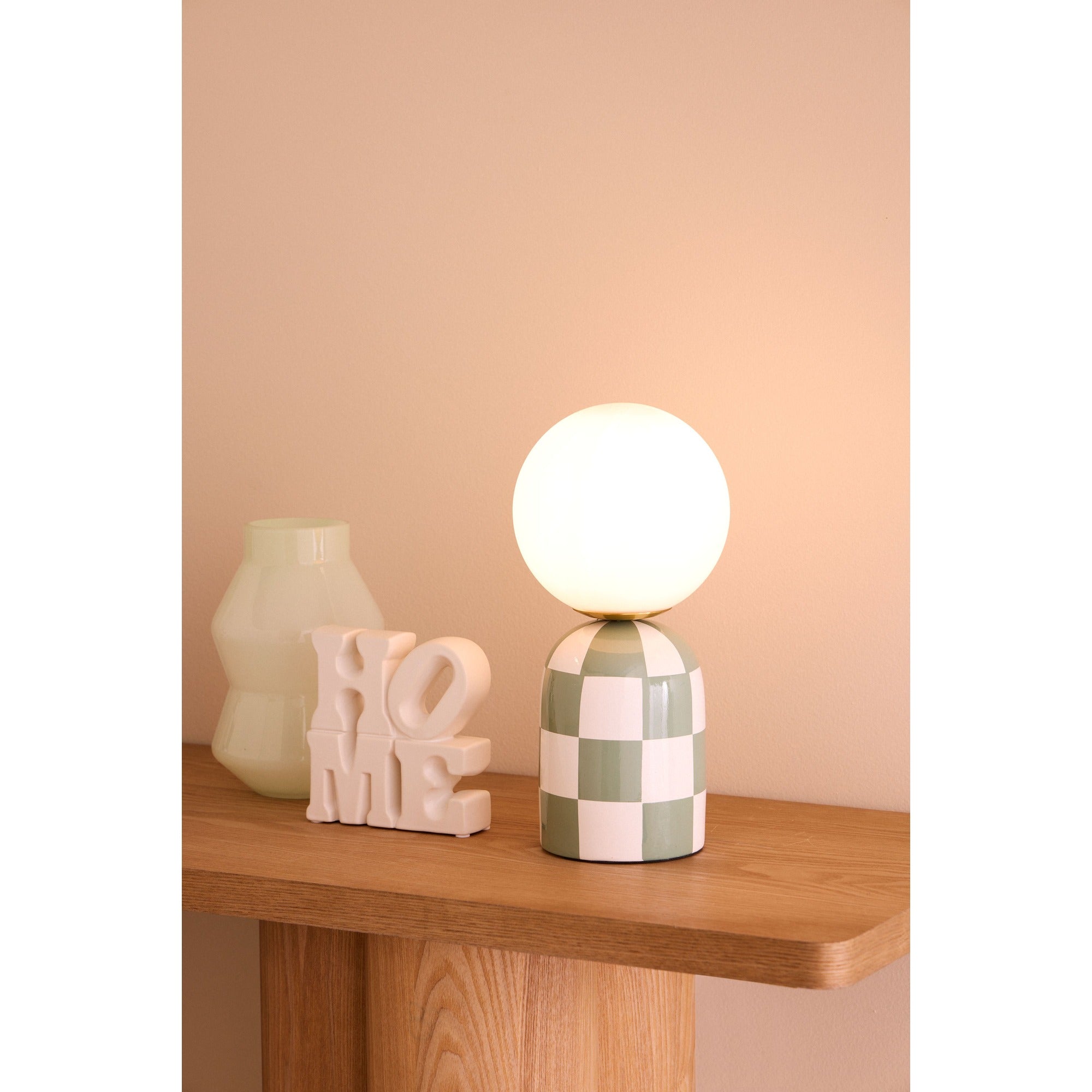 Rannells Checkered Table Lamp Table Lamp Albi-Local