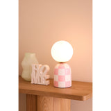 Rannells Checkered Table Lamp Table Lamp Albi-Local