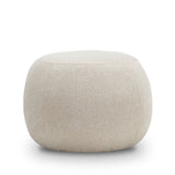 Raven Fabric Cushion Ottoman - Light Beige Ottoman Eastern-Local