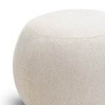 Raven Fabric Cushion Ottoman - Light Beige Ottoman Eastern-Local