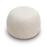 Raven Fabric Cushion Ottoman - Light Beige Ottoman Eastern-Local