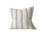 Vinnie 50cm Classic Linen Blend Stripe Cushion Cushion Weave-Local Vinnie Glacier Polyester 50cm x 50cm