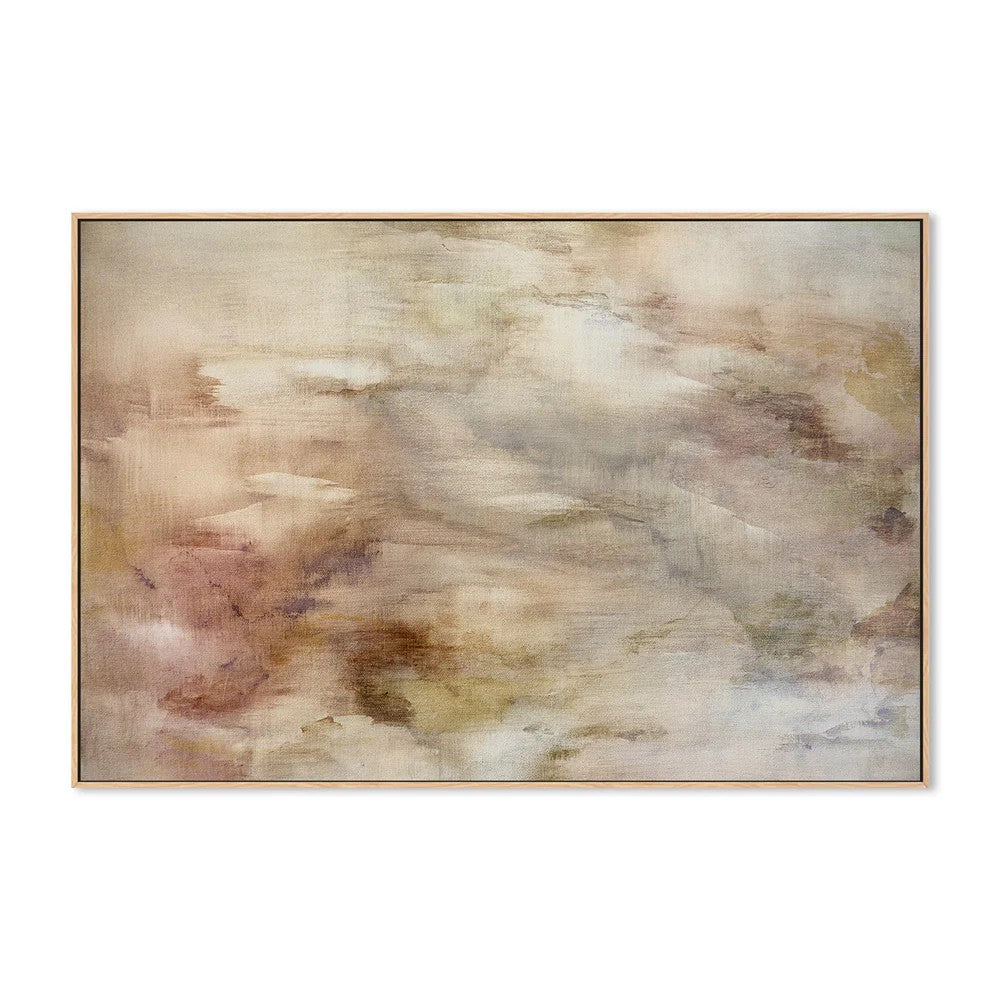 Road Map, By Hope Bainbridge Wall Art Gioia-Local 60x40cm Framed Canvas Oak