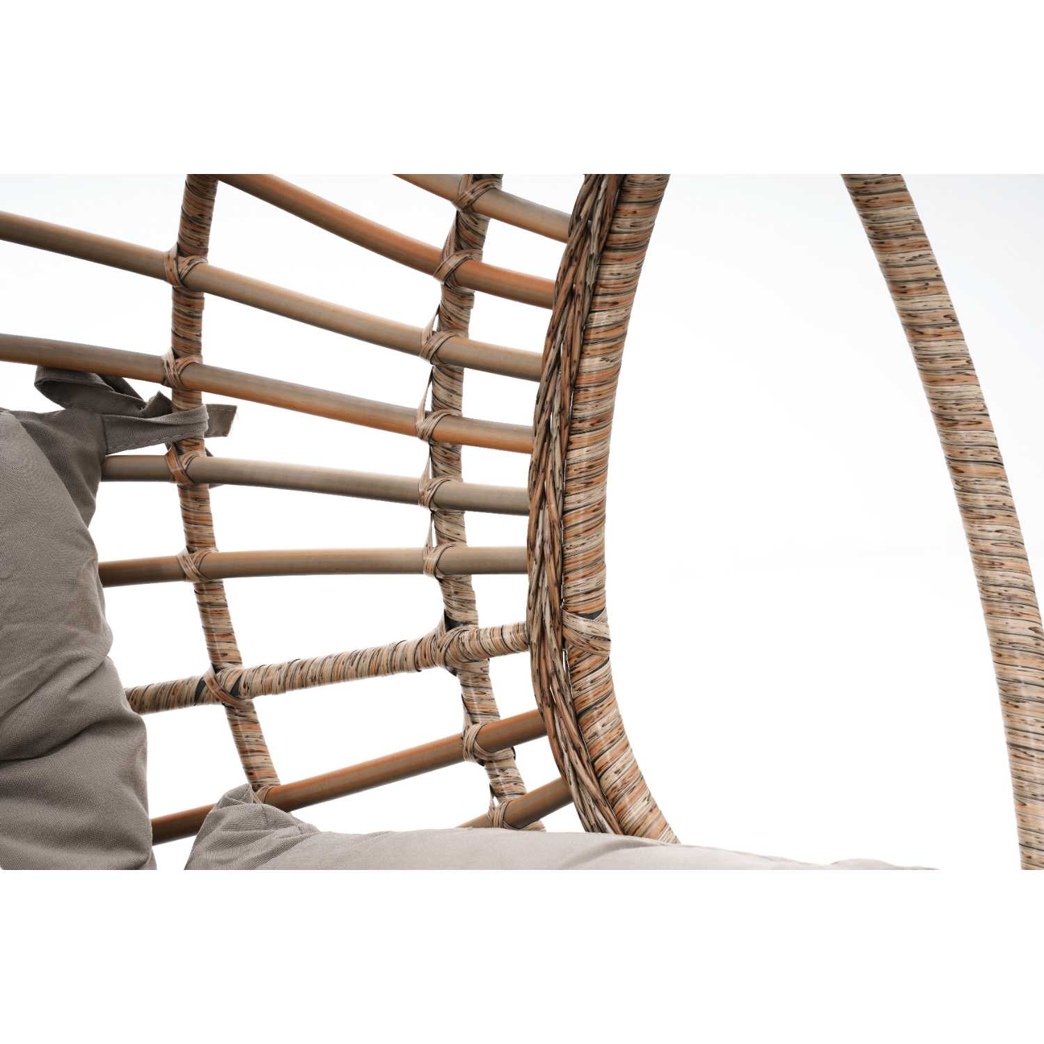 Robin Wicker Outdoor Swivel Chair - Natural Outdoor Chair Nesty-Local