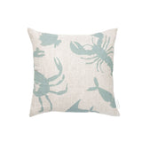 Ex Display - Rocks 50cm Square Cushion - Sky with Feather Insert Cushion Warran-Local