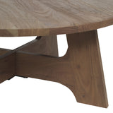 Rosco Wooden Coffee Table - Light Walnut Coffee Table Sasson-Local
