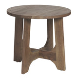 Rosco Wooden Side Table - Light Walnut Side Table Sasson-Local