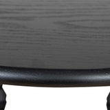 Primrose 52cm Side Table - Full Black Side Table Nicki-Core