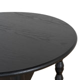 Primrose 52cm Side Table - Full Black Side Table Nicki-Core