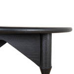 Primrose 52cm Side Table - Full Black Side Table Nicki-Core