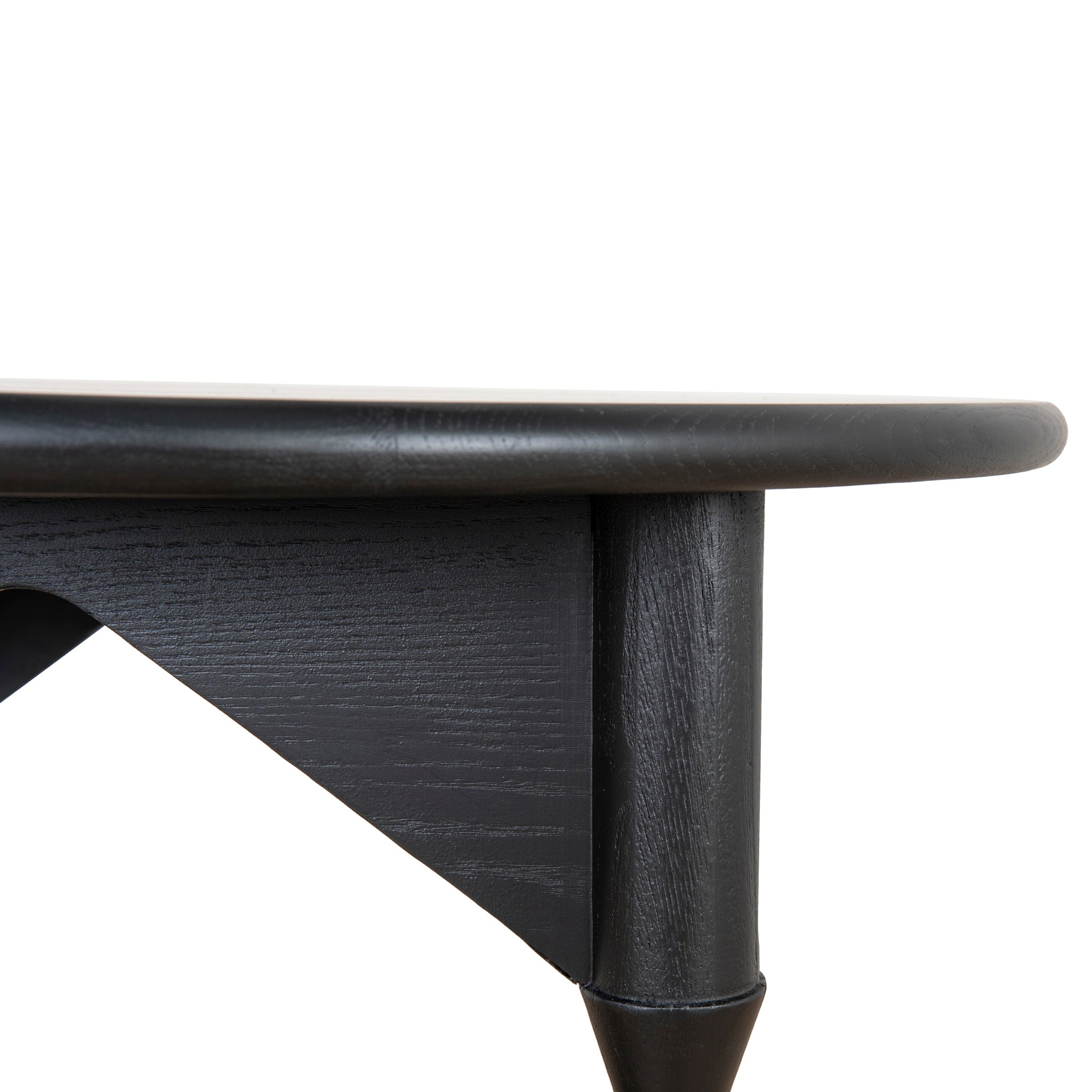 Primrose 52cm Side Table - Full Black Side Table Nicki-Core