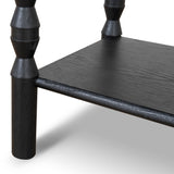 Primrose 52cm Side Table - Full Black Side Table Nicki-Core