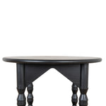 Primrose 52cm Side Table - Full Black Side Table Nicki-Core