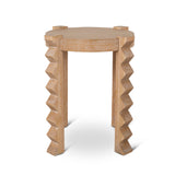 Maria Round Side Table - Natural Side Table Nicki-Core