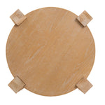 Maria Round Side Table - Natural Side Table Nicki-Core