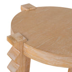 Maria Round Side Table - Natural Side Table Nicki-Core