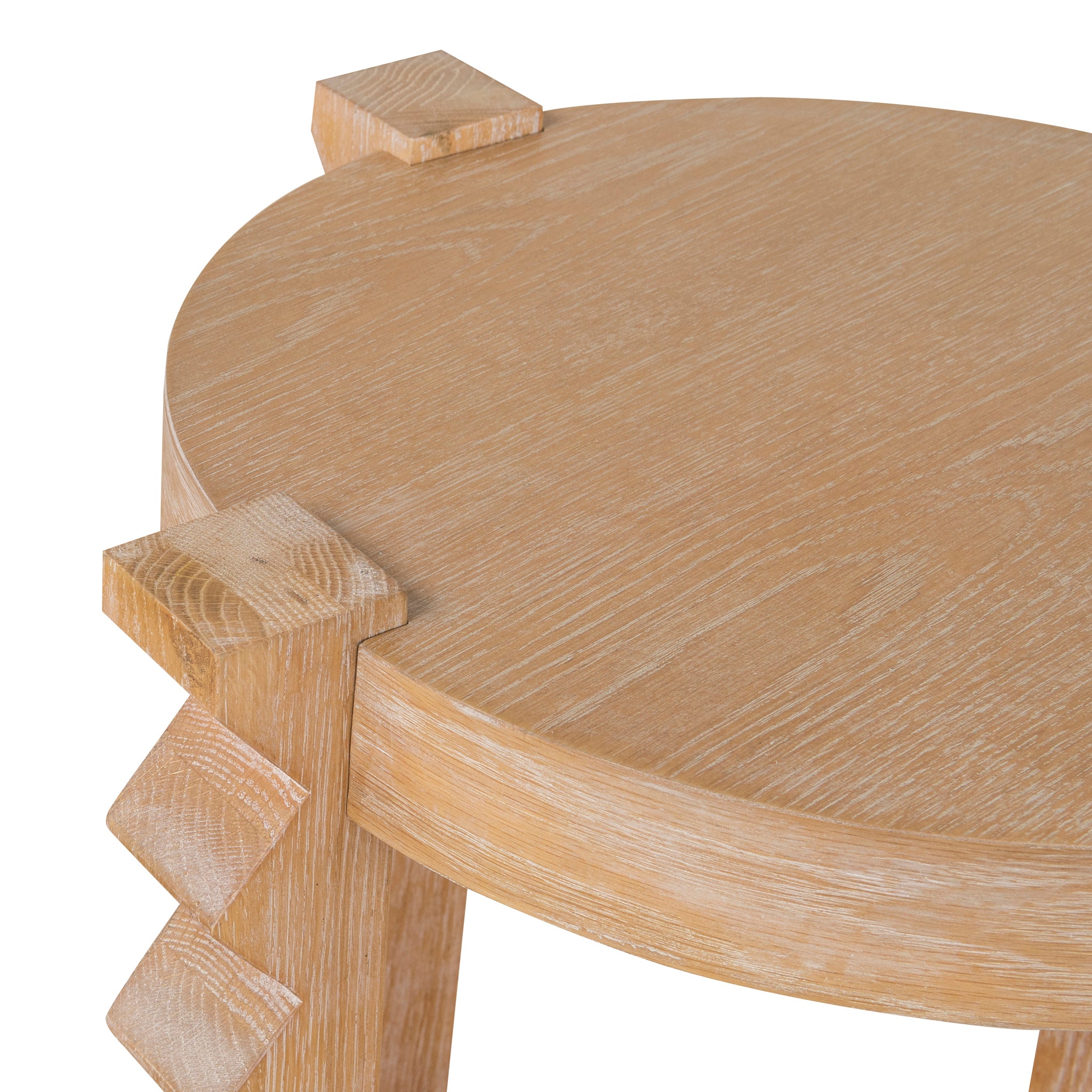 Maria Round Side Table - Natural Side Table Nicki-Core