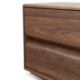 Annika 50cm Bedside Table - Walnut Bedside Table Dwood-Core