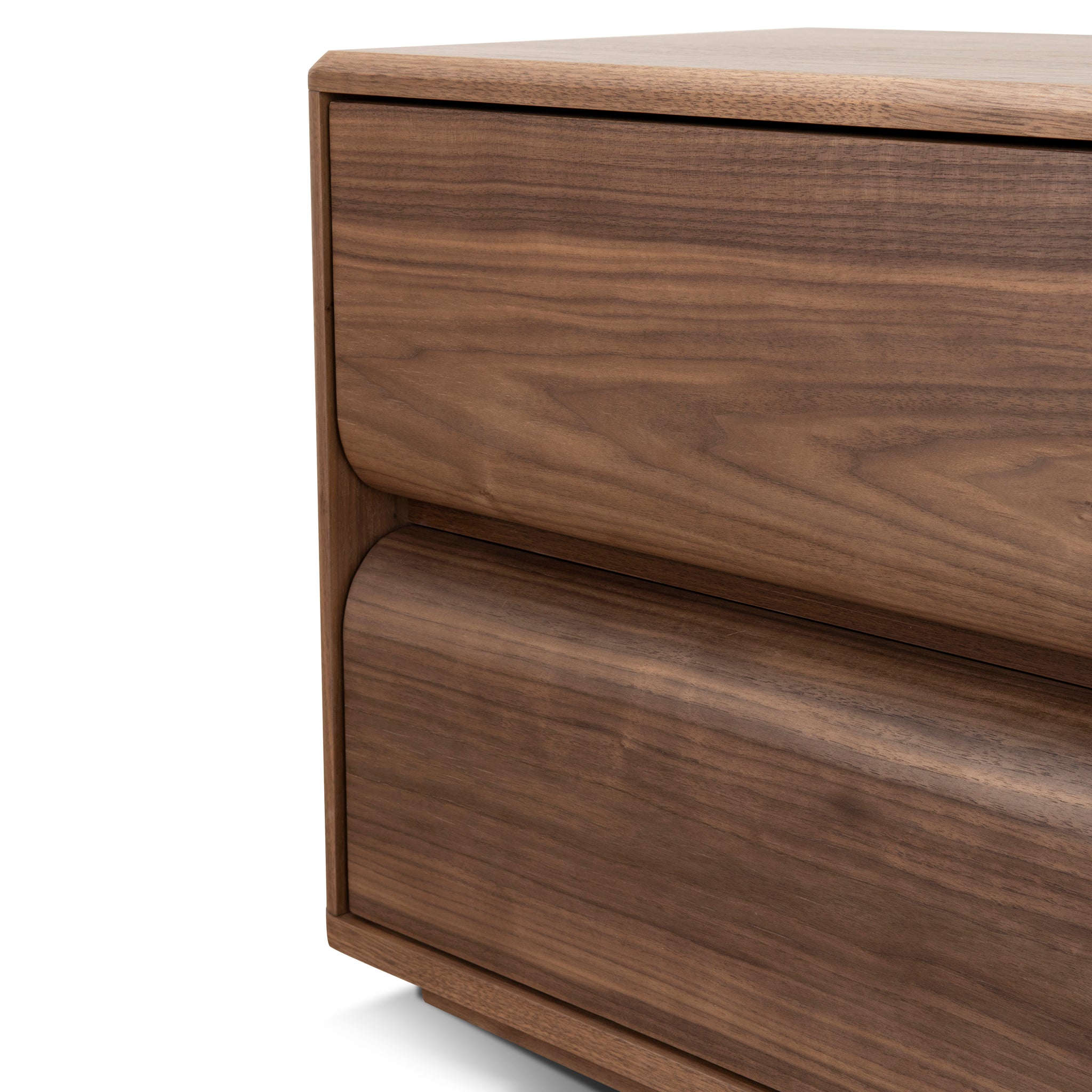 Annika 50cm Bedside Table - Walnut Bedside Table Dwood-Core