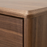 Annika 50cm Bedside Table - Walnut Bedside Table Dwood-Core