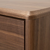 Annika 50cm Bedside Table - Walnut Bedside Table Dwood-Core
