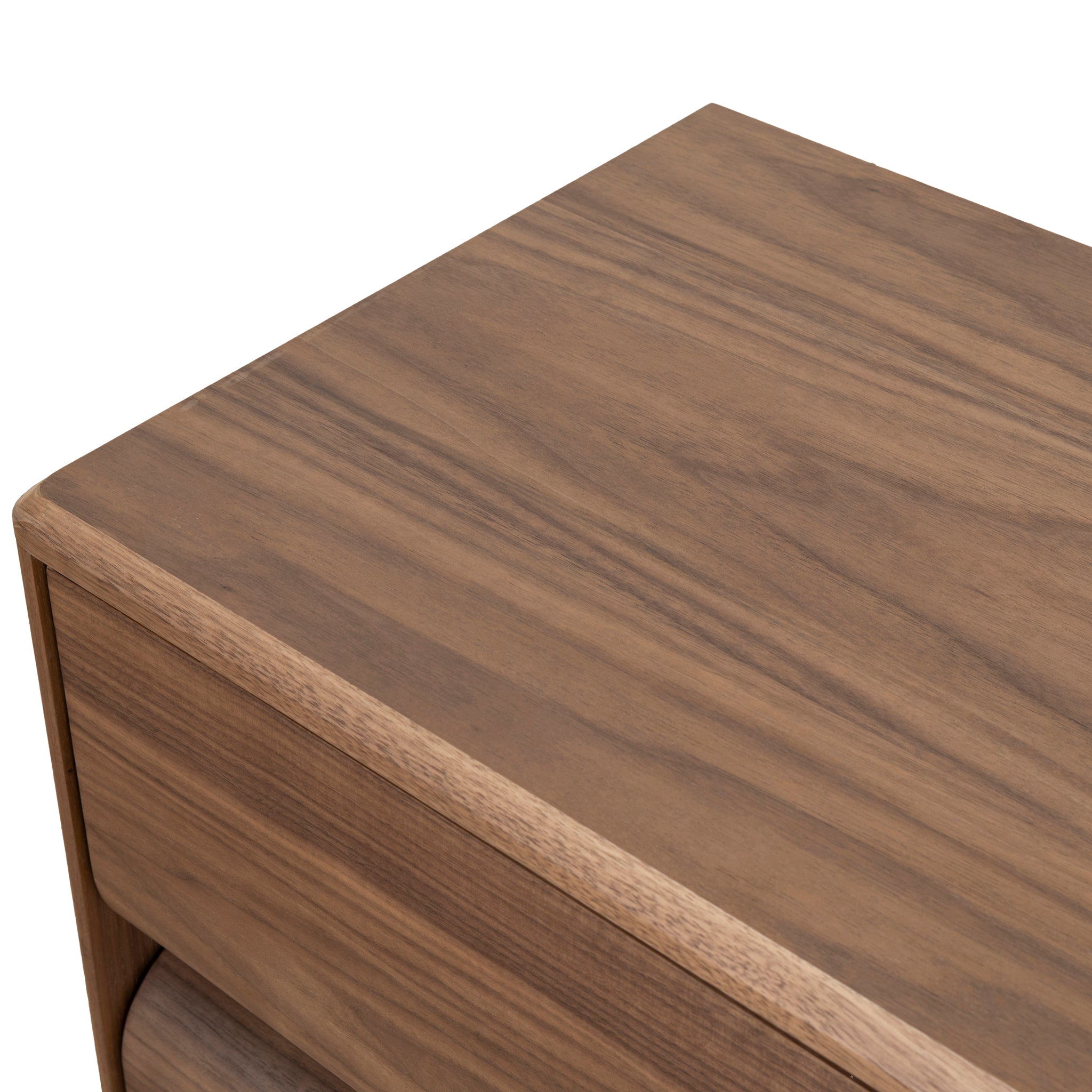 Annika 50cm Bedside Table - Walnut Bedside Table Dwood-Core