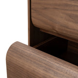 Annika 50cm Bedside Table - Walnut Bedside Table Dwood-Core
