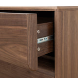 Annika 50cm Bedside Table - Walnut Bedside Table Dwood-Core