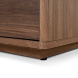Annika 50cm Bedside Table - Walnut Bedside Table Dwood-Core