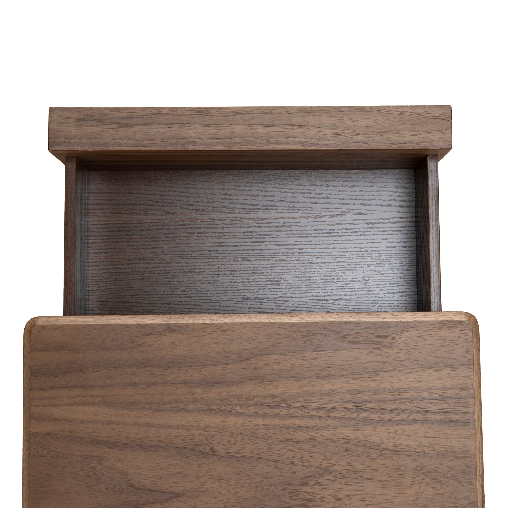 Annika 50cm Bedside Table - Walnut Bedside Table Dwood-Core
