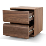 Annika 50cm Bedside Table - Walnut Bedside Table Dwood-Core