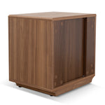 Annika 50cm Bedside Table - Walnut Bedside Table Dwood-Core