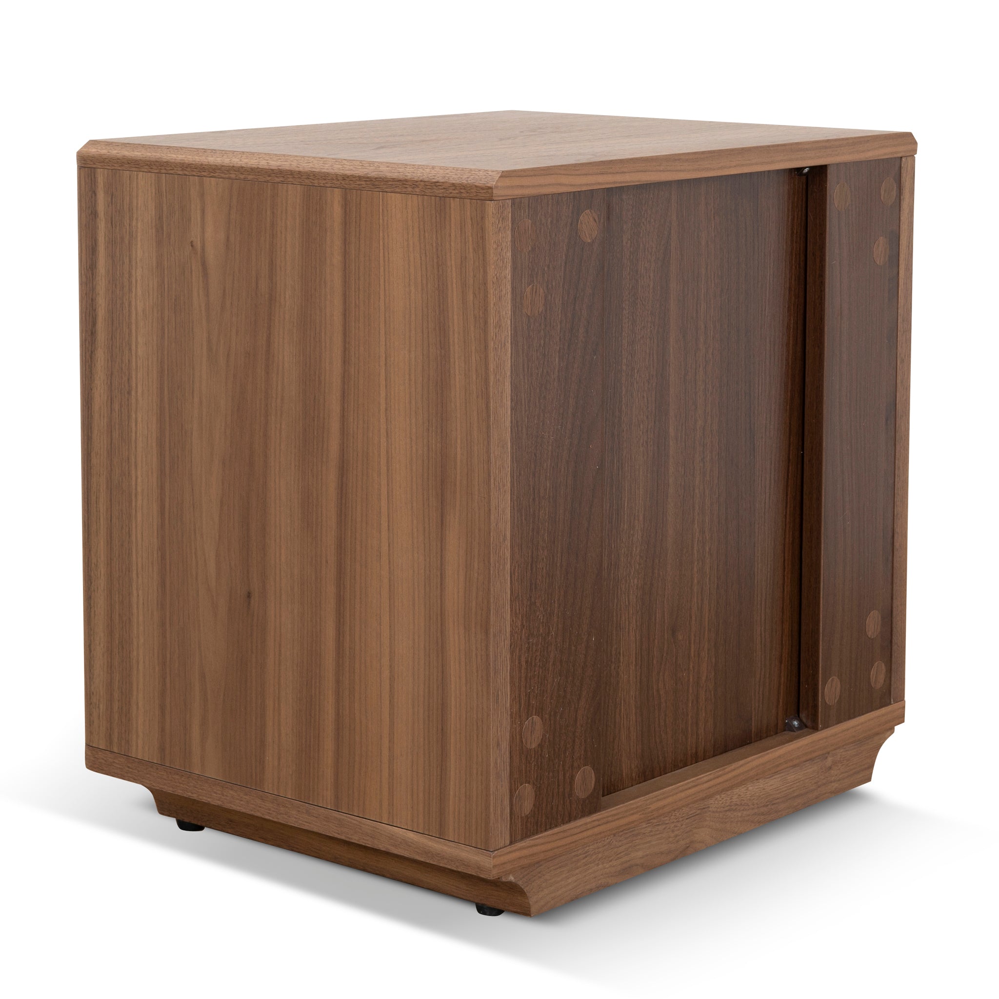 Annika 50cm Bedside Table - Walnut Bedside Table Dwood-Core