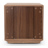 Annika 50cm Bedside Table - Walnut Bedside Table Dwood-Core
