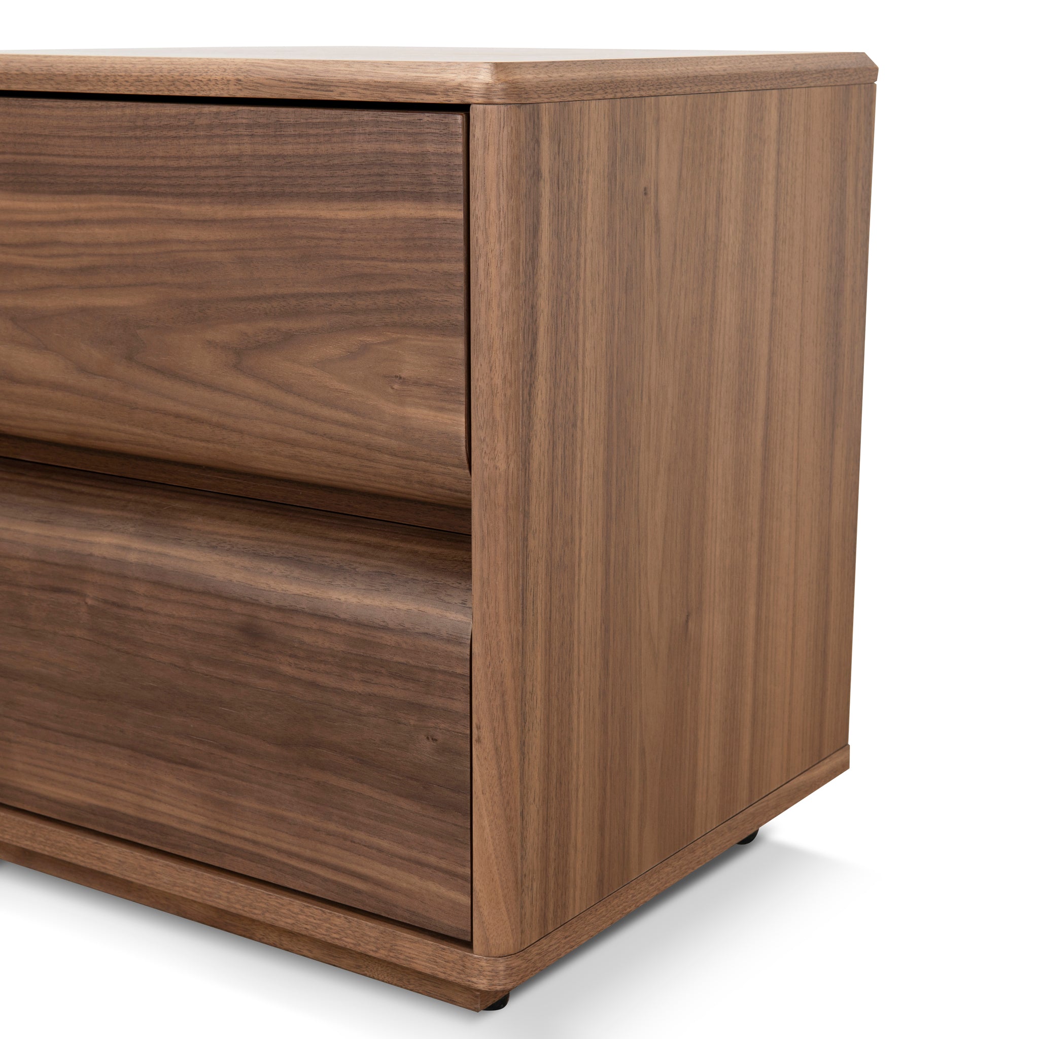 Annika 50cm Bedside Table - Walnut Bedside Table Dwood-Core