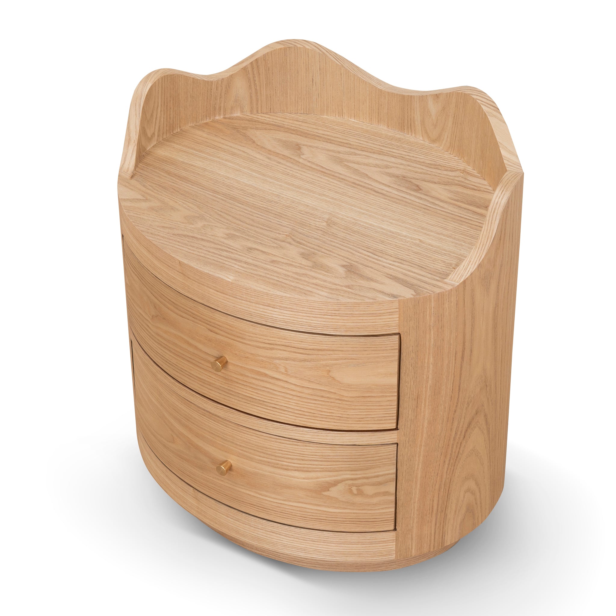 Wina 51cm Bedside Table - Natural Bedside Table Dwood-Core