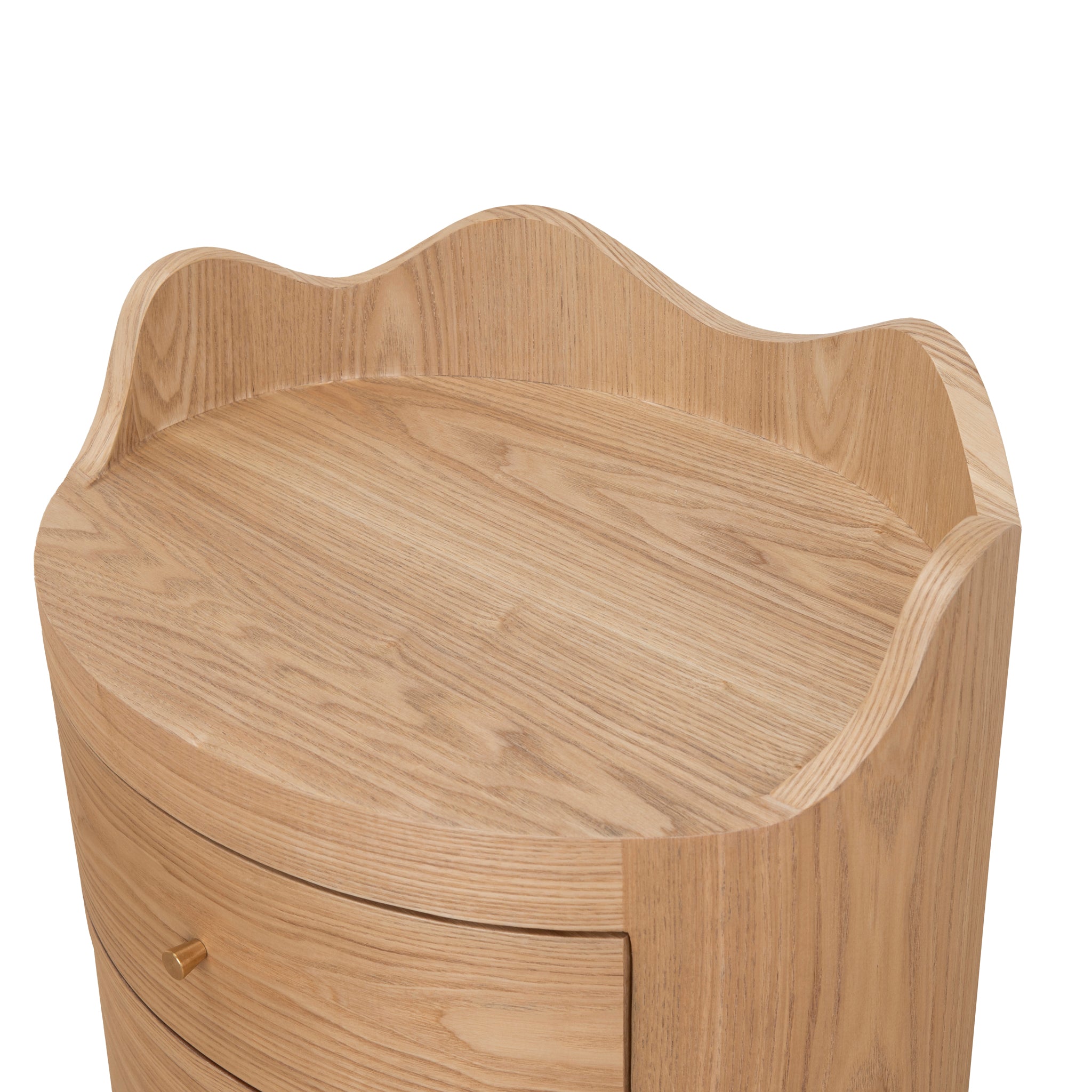 Wina 51cm Bedside Table - Natural Bedside Table Dwood-Core